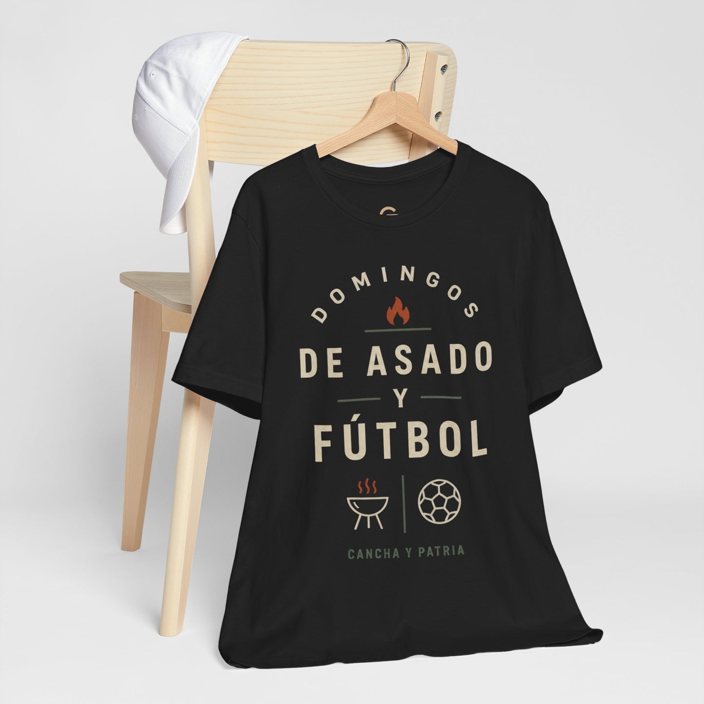 CAMISETA FAMILIA-DOMINGOS DE ASADO Y FÚTBOL