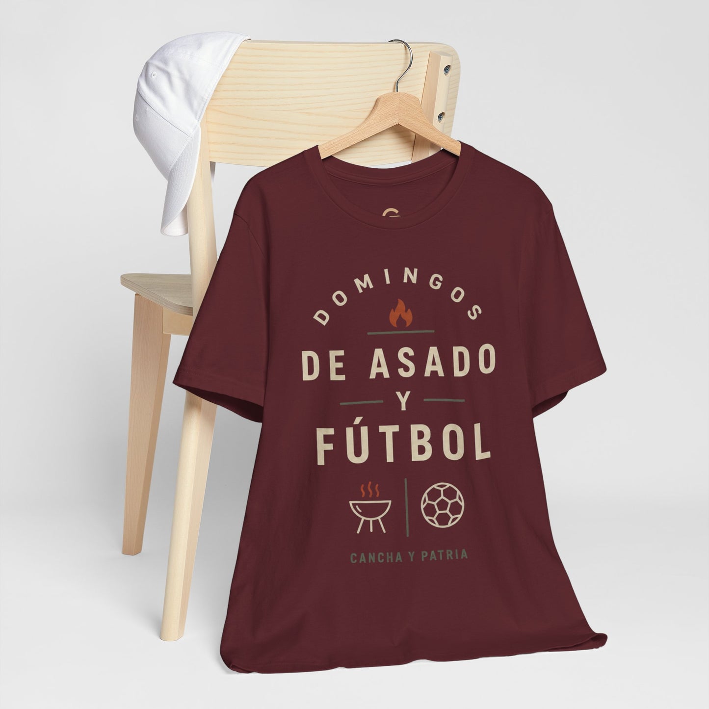CAMISETA FAMILIA-DOMINGOS DE ASADO Y FÚTBOL