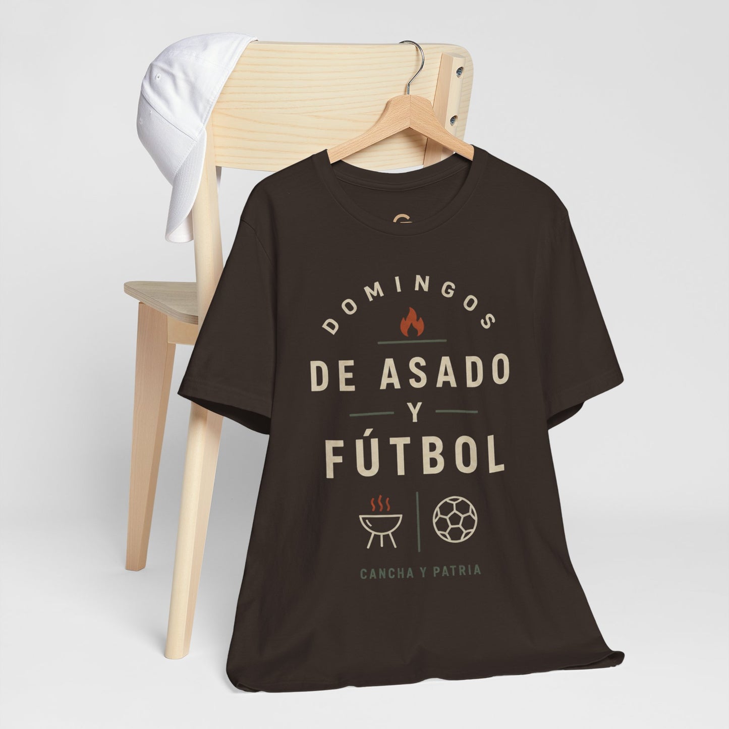 CAMISETA FAMILIA-DOMINGOS DE ASADO Y FÚTBOL