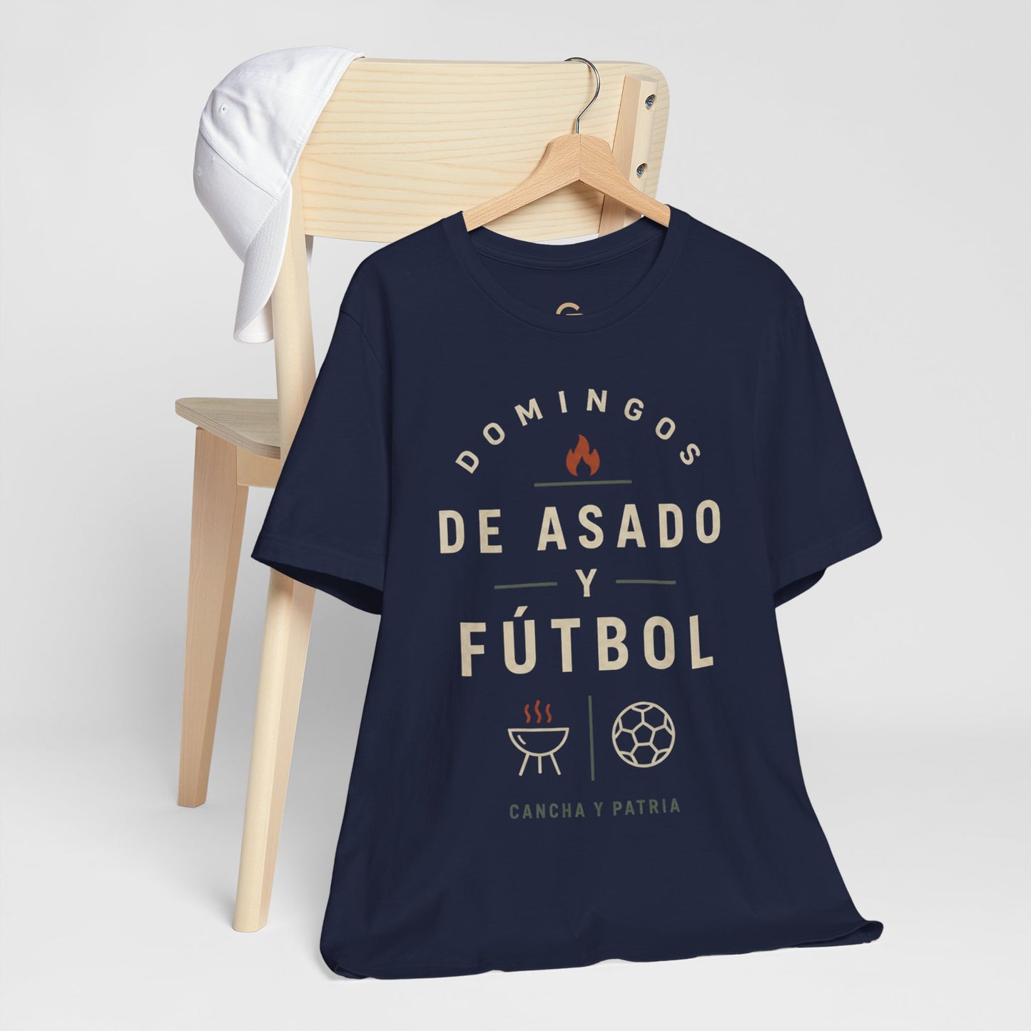 CAMISETA FAMILIA-DOMINGOS DE ASADO Y FÚTBOL