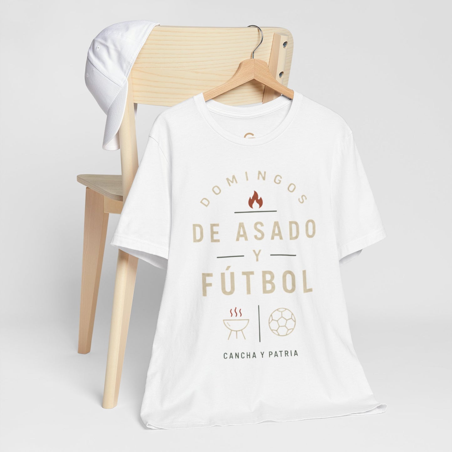 CAMISETA FAMILIA-DOMINGOS DE ASADO Y FÚTBOL