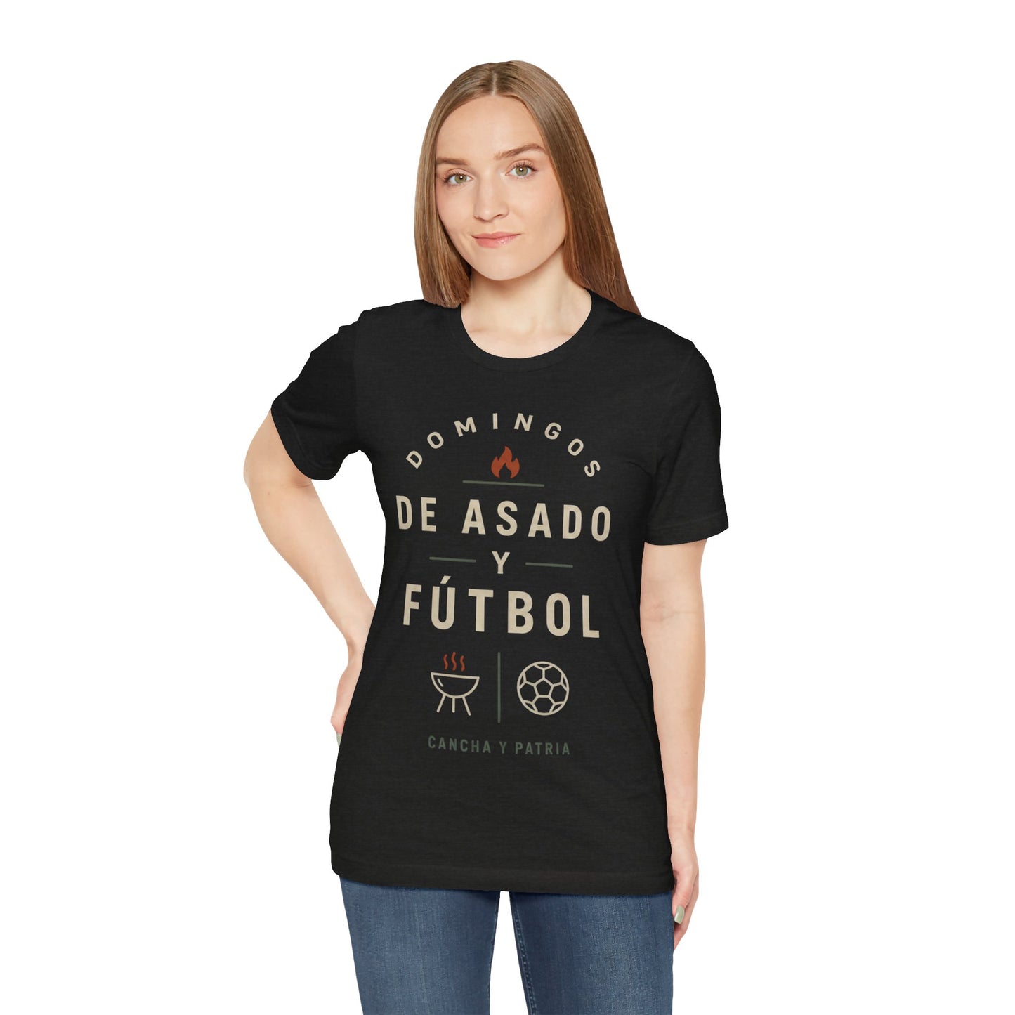 CAMISETA FAMILIA-DOMINGOS DE ASADO Y FÚTBOL