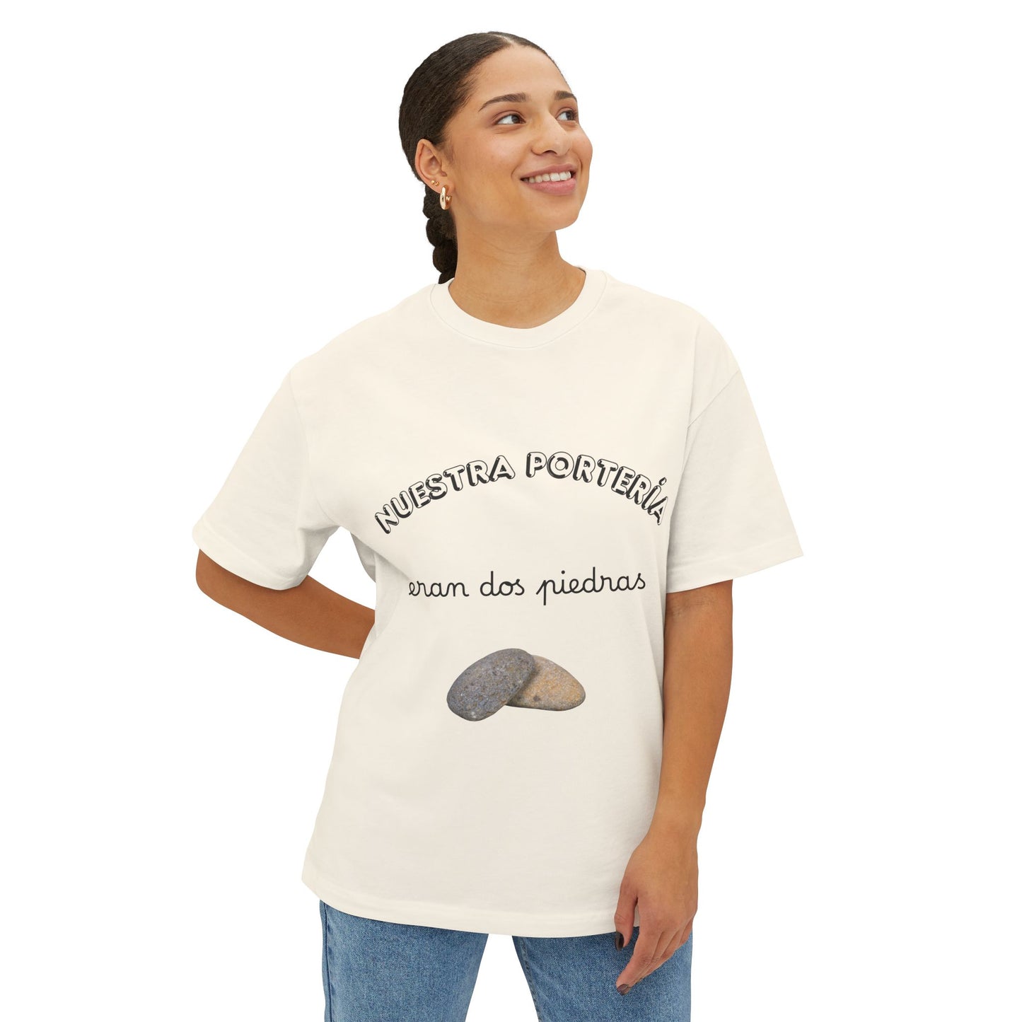 CAMISETA BARRIO | NUESTRA PORTERÍA ERAN DOS PIEDRAS