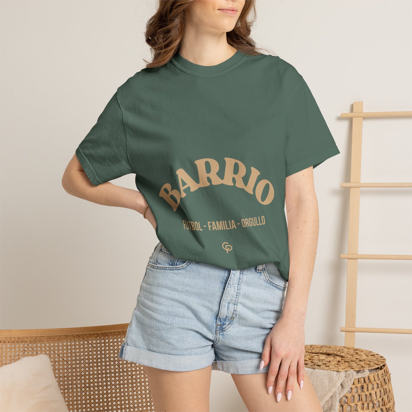 CAMISETA BARRIO. FUTBOL. FAMILIA. ORGULLO.