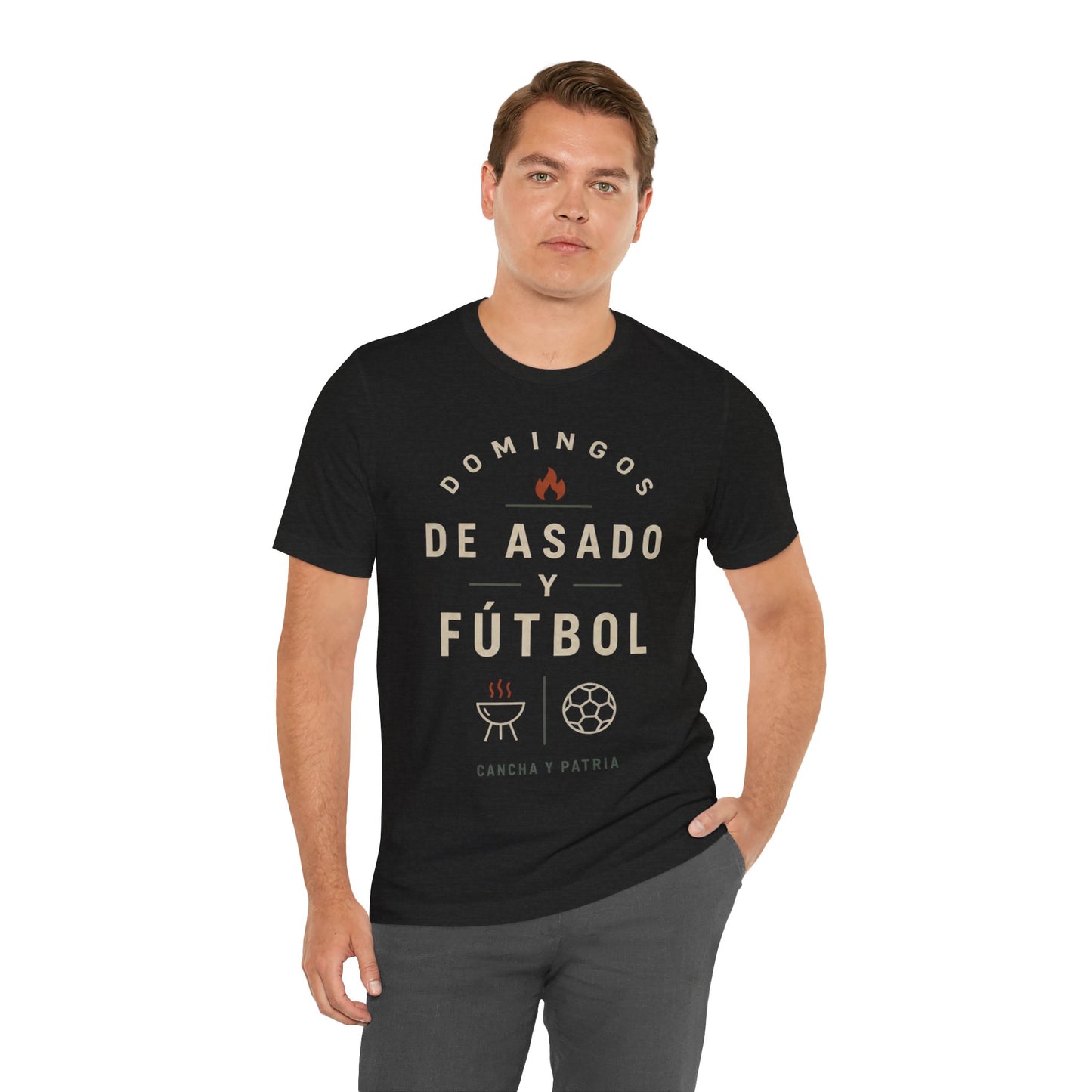 CAMISETA FAMILIA-DOMINGOS DE ASADO Y FÚTBOL