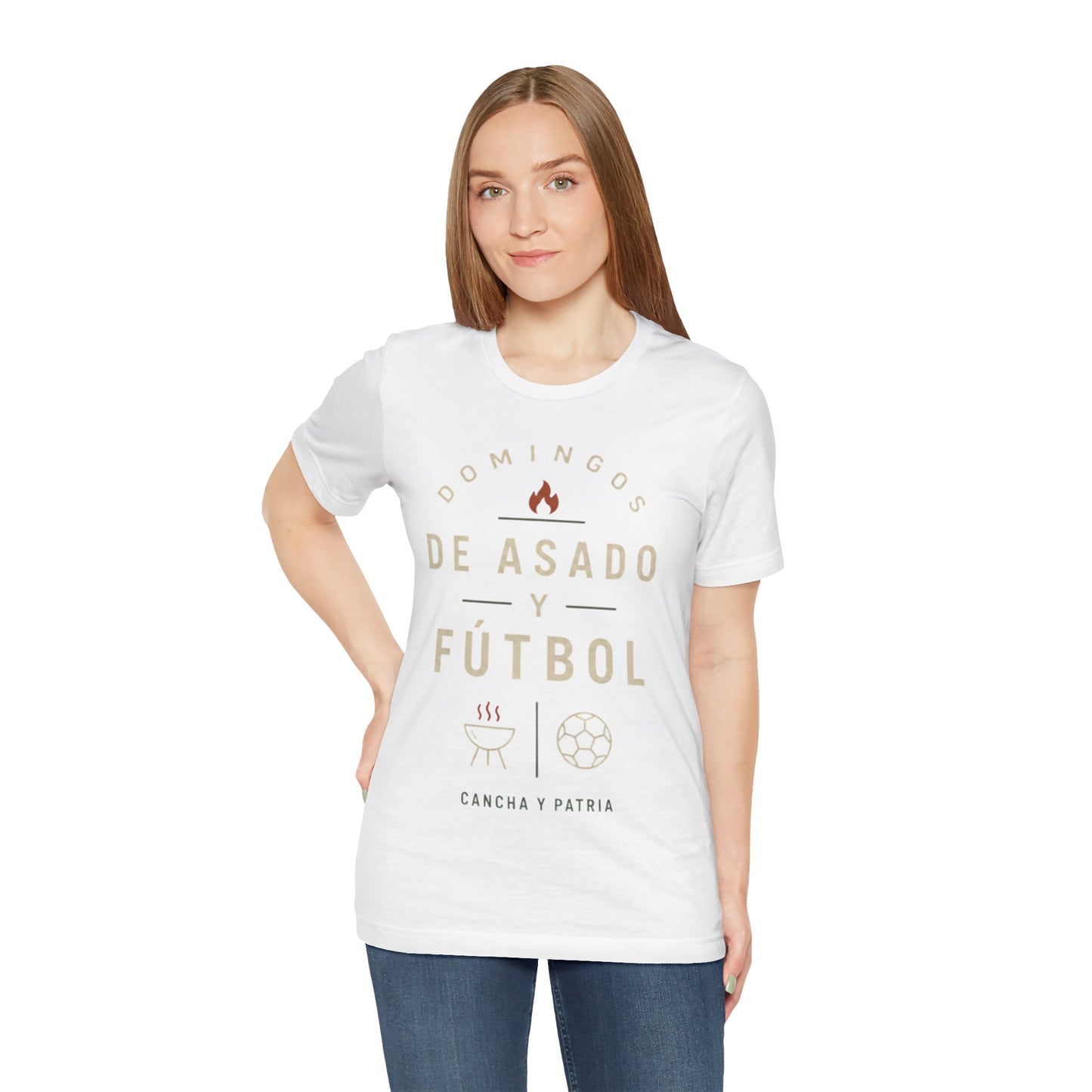 CAMISETA FAMILIA-DOMINGOS DE ASADO Y FÚTBOL