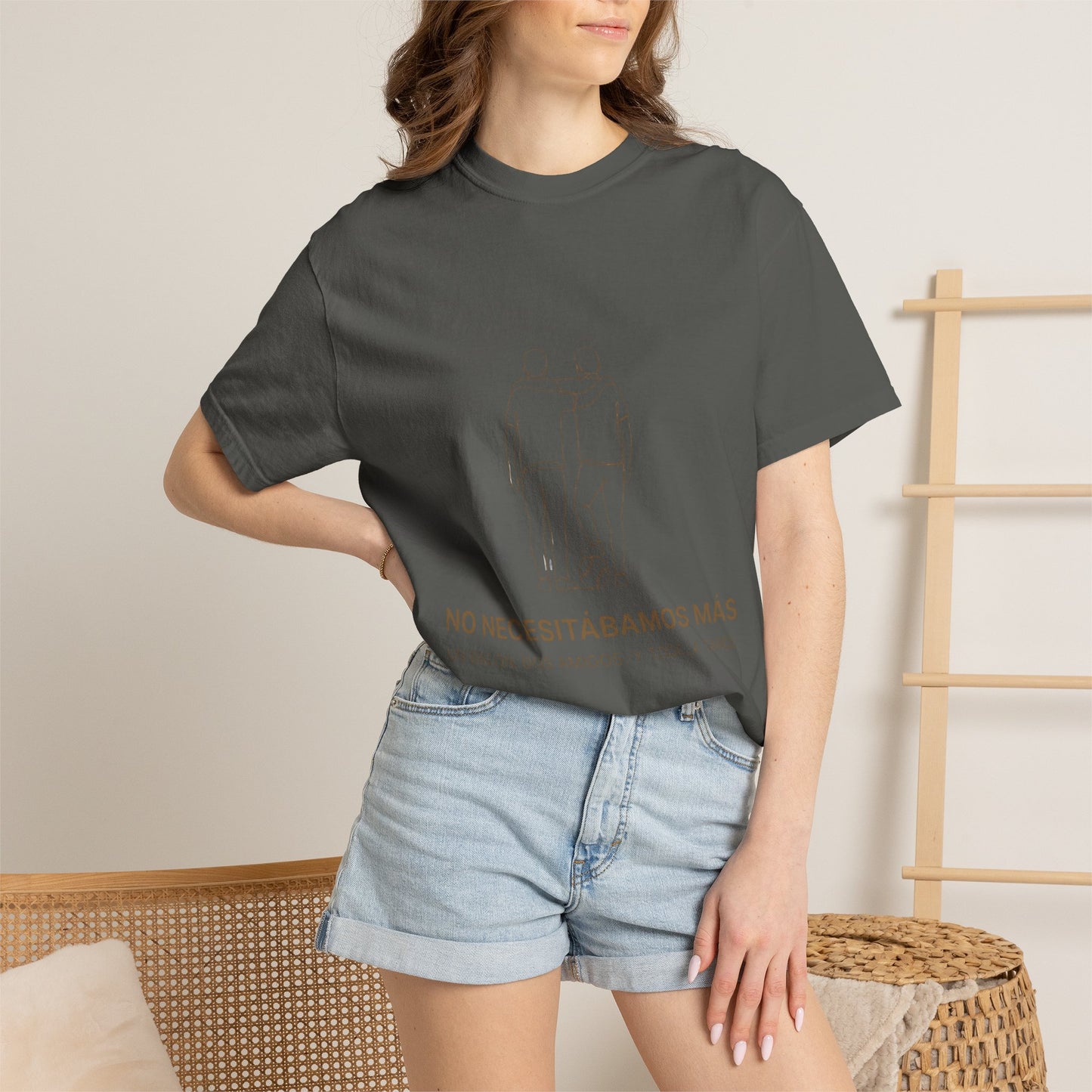 CAMISETA BARRIO. NO NECESITÁBAMOS MÁS. UN BALÓN. DOS AMIGOS. Y TODA UNA TARDE.