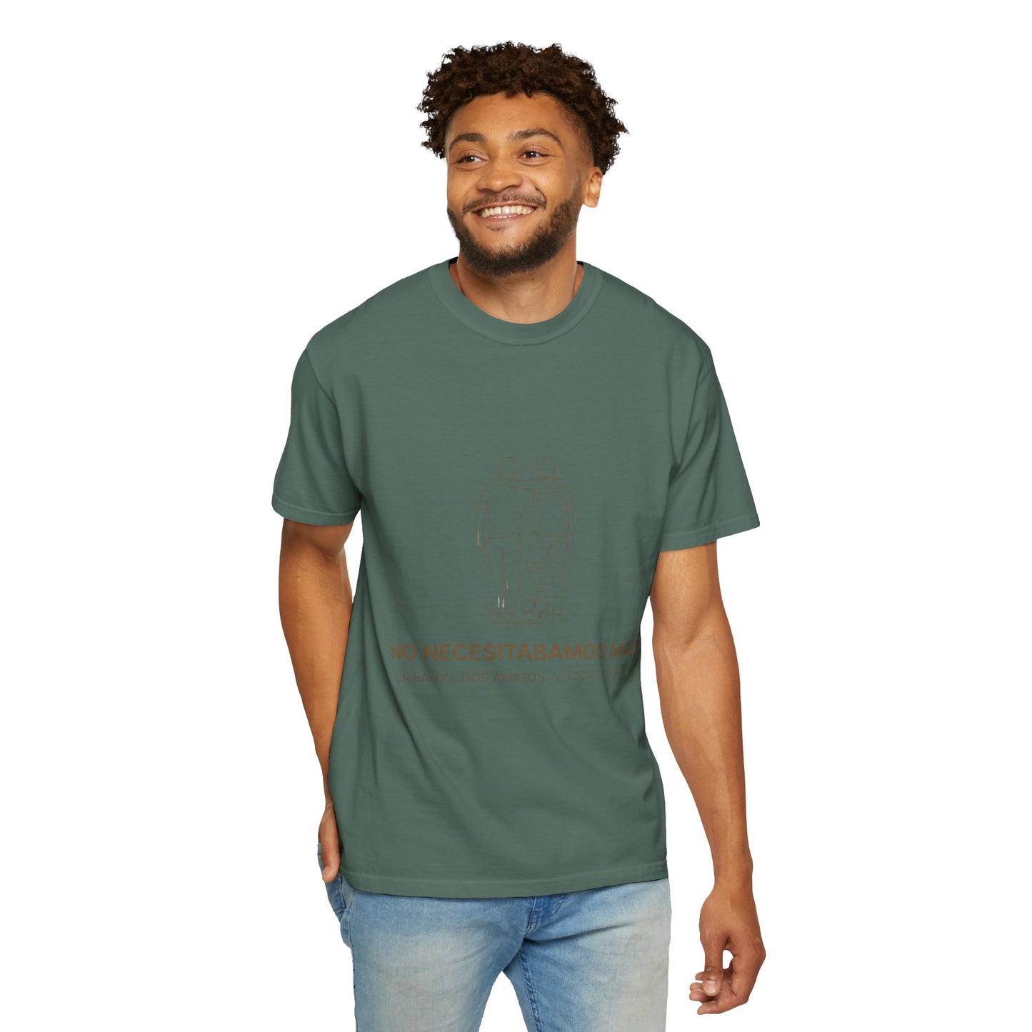 CAMISETA BARRIO. NO NECESITÁBAMOS MÁS. UN BALÓN. DOS AMIGOS. Y TODA UNA TARDE.