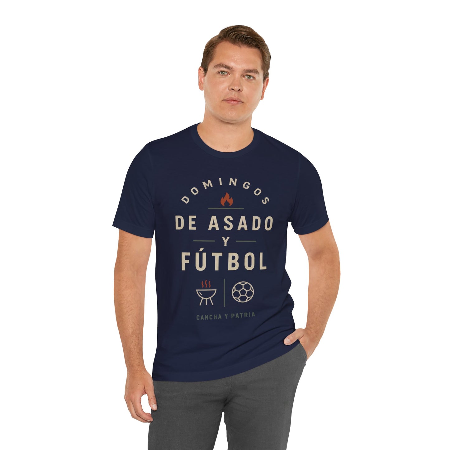 CAMISETA FAMILIA-DOMINGOS DE ASADO Y FÚTBOL