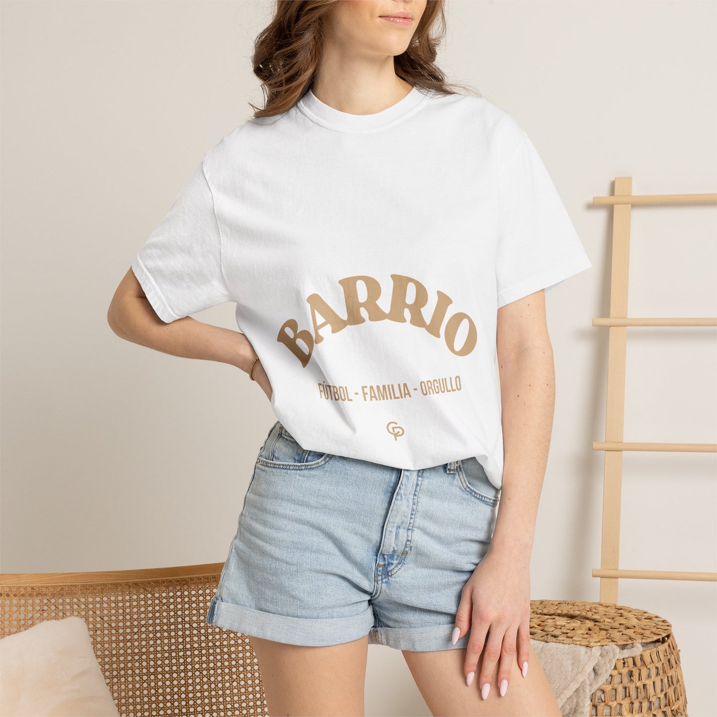 CAMISETA BARRIO. FUTBOL. FAMILIA. ORGULLO.
