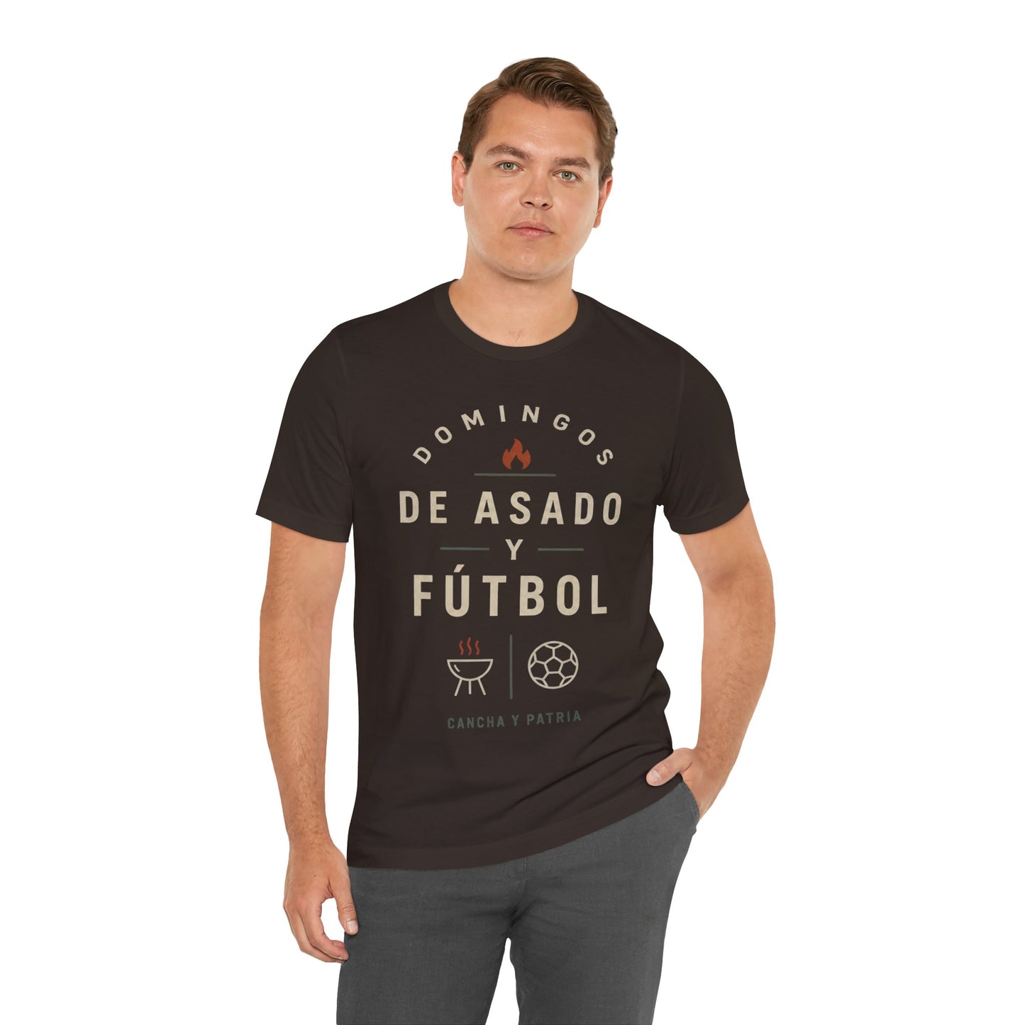 CAMISETA FAMILIA-DOMINGOS DE ASADO Y FÚTBOL