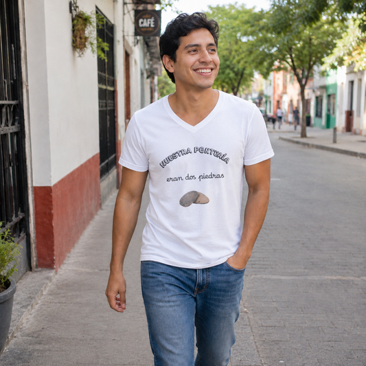 Camiseta BARRIO:  Nuestra Portería eran Dos Piedras