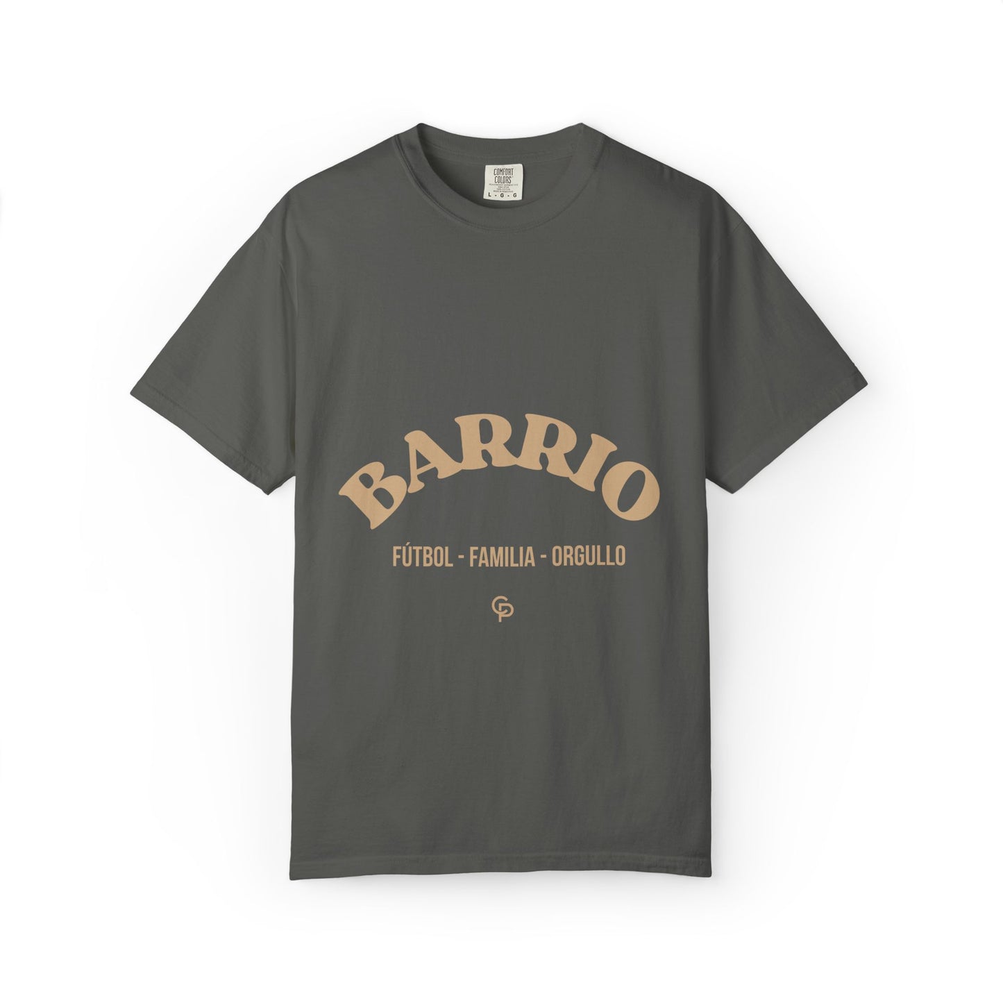 CAMISETA BARRIO. FUTBOL. FAMILIA. ORGULLO.