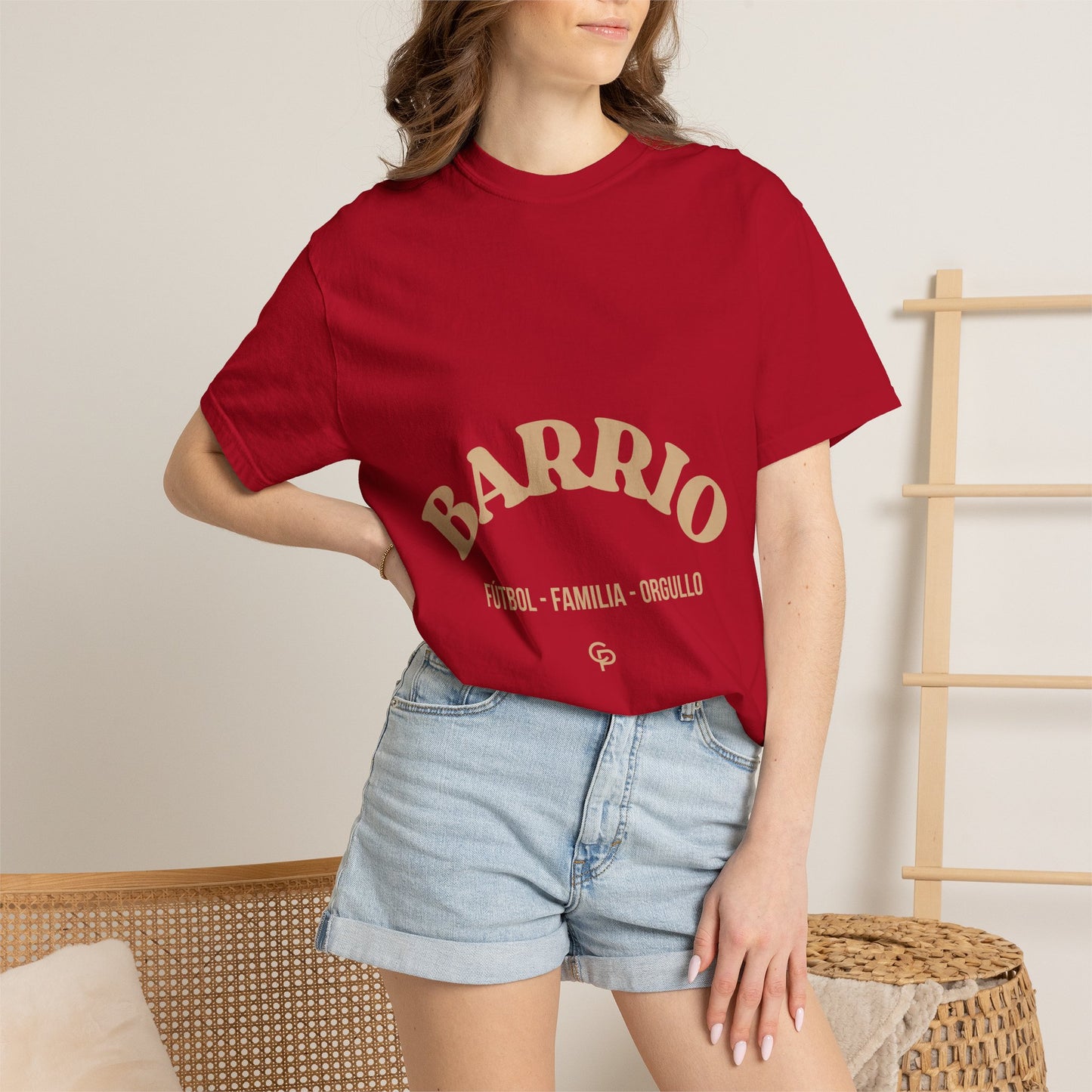 CAMISETA BARRIO. FUTBOL. FAMILIA. ORGULLO.