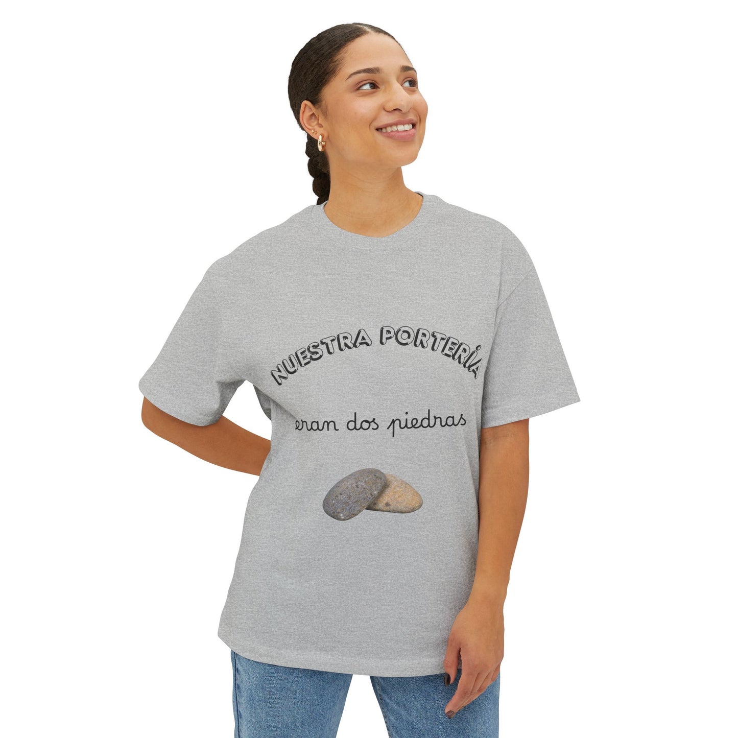 CAMISETA BARRIO | NUESTRA PORTERÍA ERAN DOS PIEDRAS