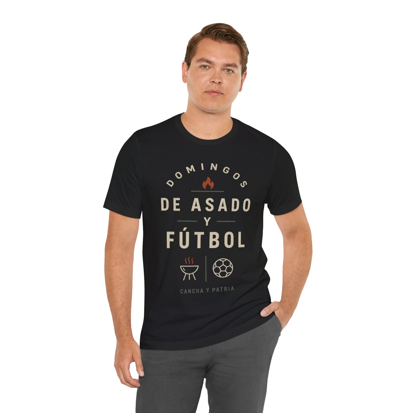 CAMISETA FAMILIA-DOMINGOS DE ASADO Y FÚTBOL