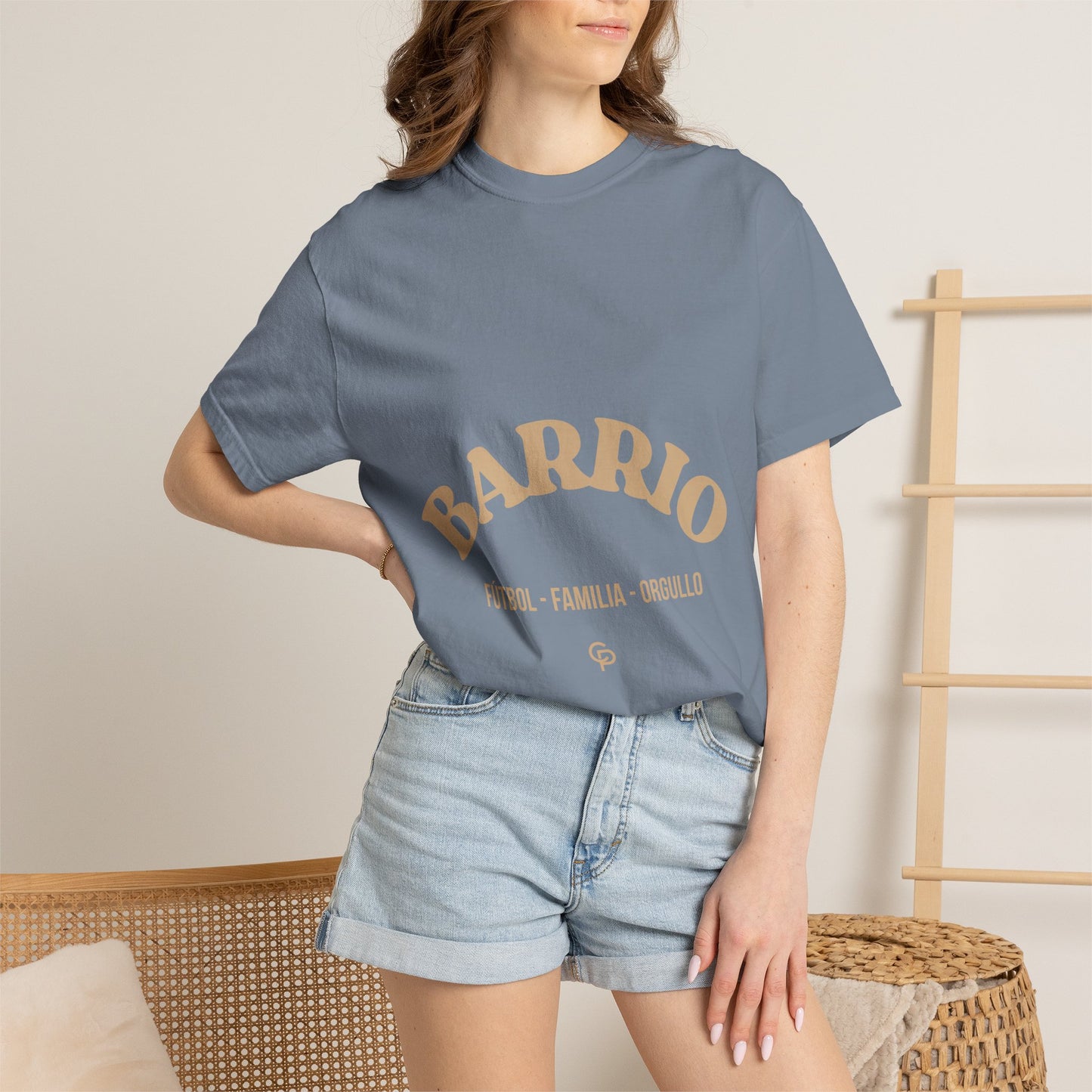 CAMISETA BARRIO. FUTBOL. FAMILIA. ORGULLO.