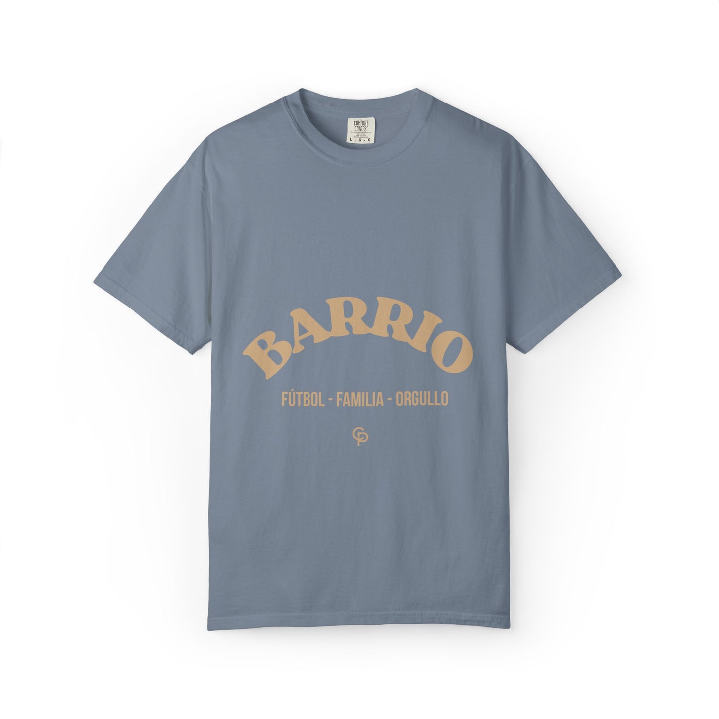 CAMISETA BARRIO. FUTBOL. FAMILIA. ORGULLO.