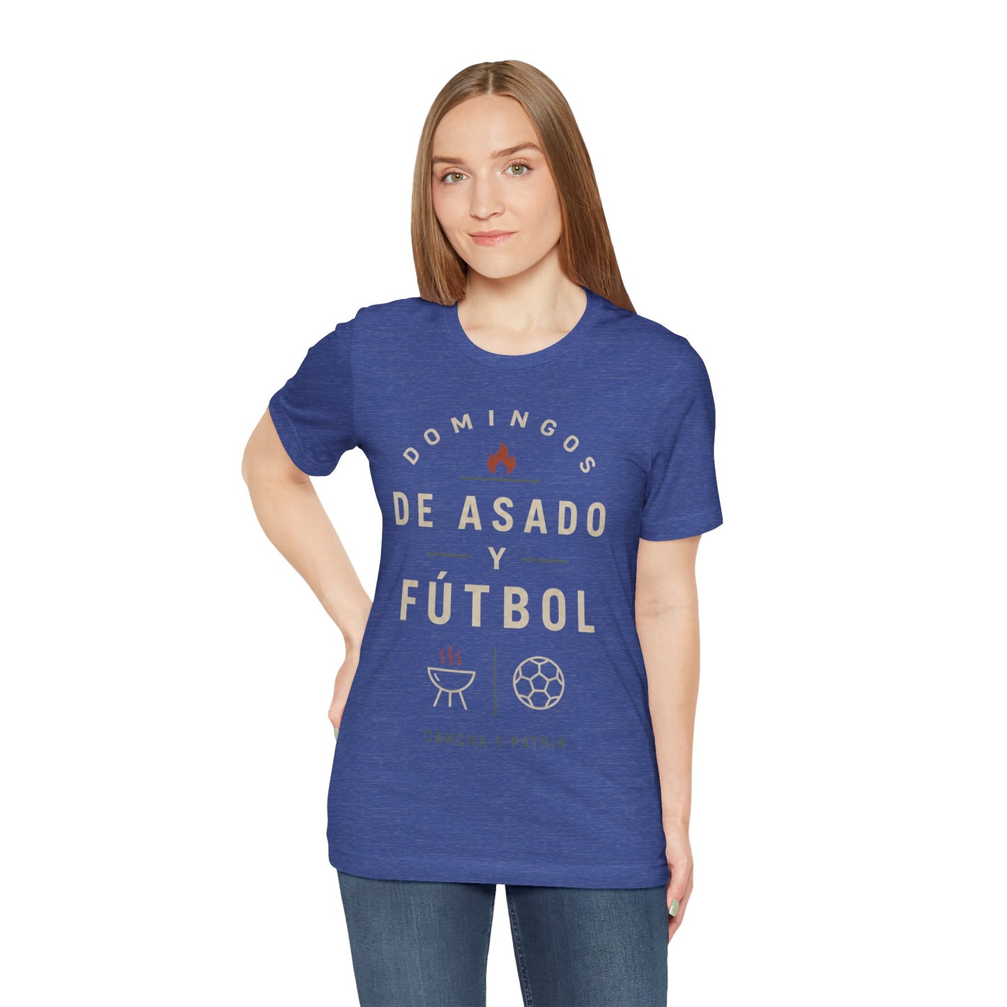 CAMISETA FAMILIA-DOMINGOS DE ASADO Y FÚTBOL