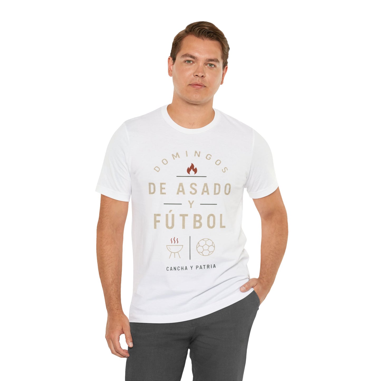CAMISETA FAMILIA-DOMINGOS DE ASADO Y FÚTBOL