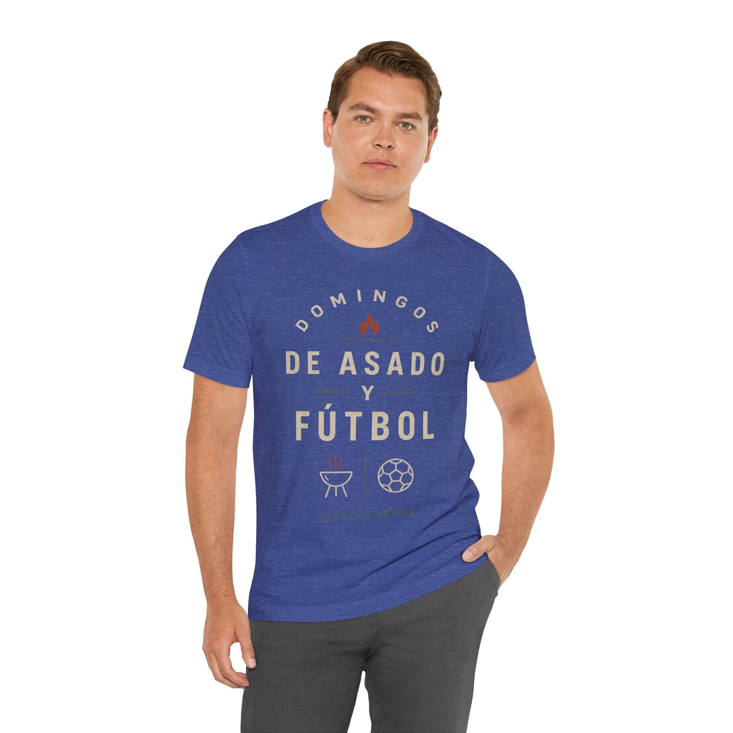 CAMISETA FAMILIA-DOMINGOS DE ASADO Y FÚTBOL