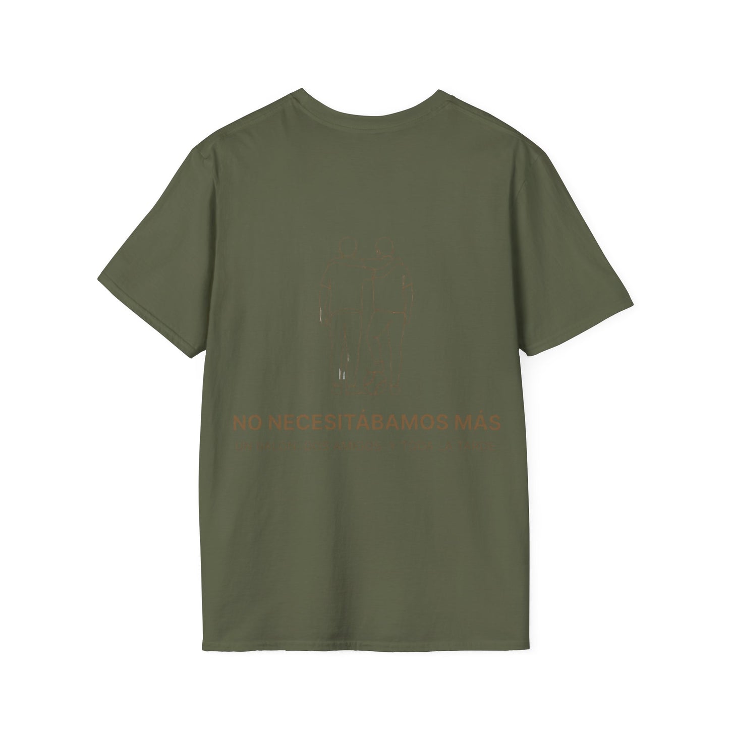 CAMISETA BARRIO.NO NECESITÁBAMOS MÁS. DOS AMIGOS. UN BALÓN. Y TODA LA TARDE.