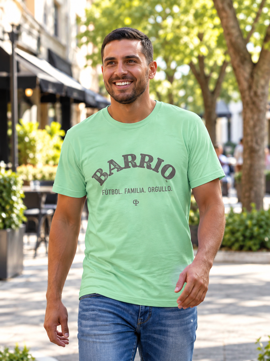 CAMISETA BARRIO FÚTBOL · FAMILIA · ORGULLO. Diseños oscuros