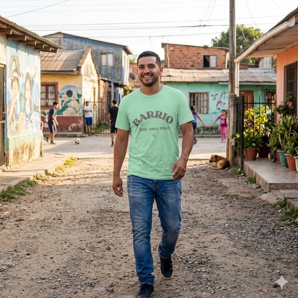 CAMISETA BARRIO FÚTBOL · FAMILIA · ORGULLO